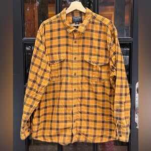 Filson Plaid Flannel Button-Up – XXL